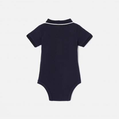 Toddler boy polo shirt collar bodysuit