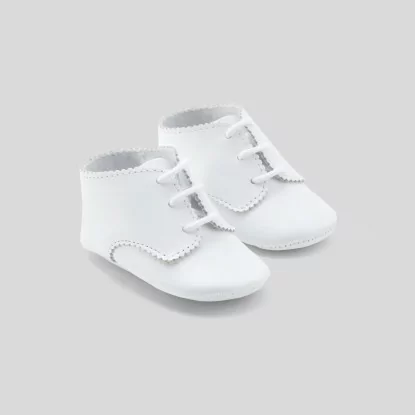 Baby boy leather booties