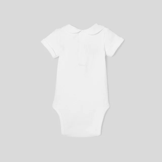 Baby girl short-sleeved bodysuit