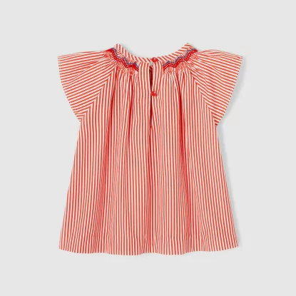 Toddler girl striped blouse