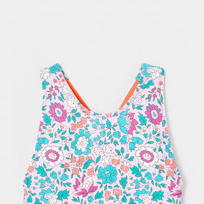 لباس سباحة بطبعة ليبرتي للفتيات الصغيرات