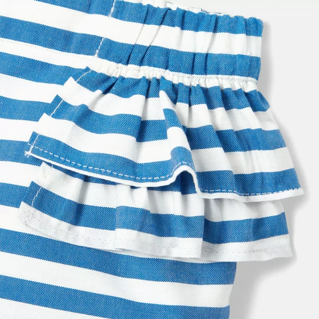 Toddler girl striped shorts