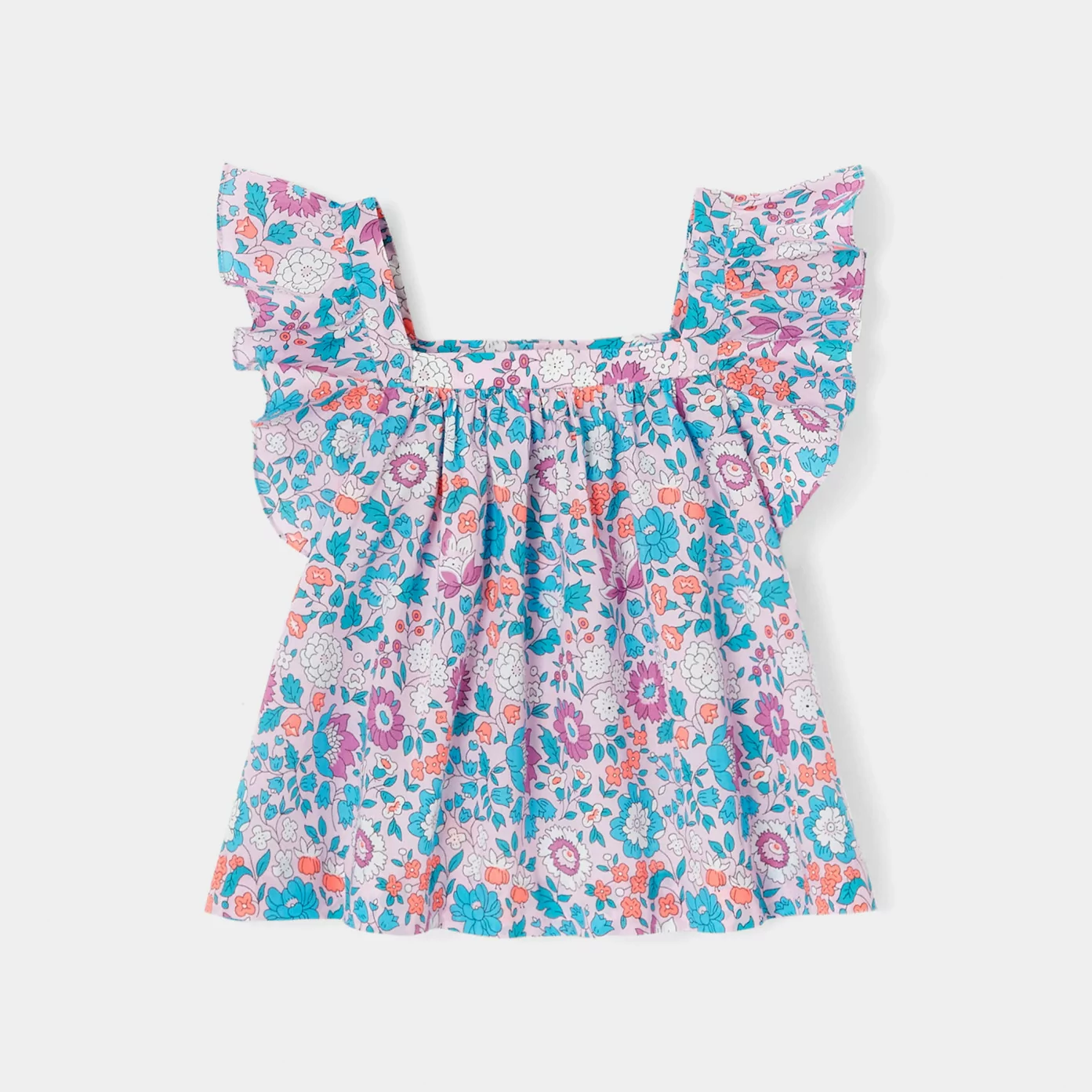 Toddler girl Liberty print blouse
