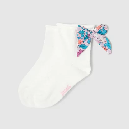 Girl socks with Liberty bow