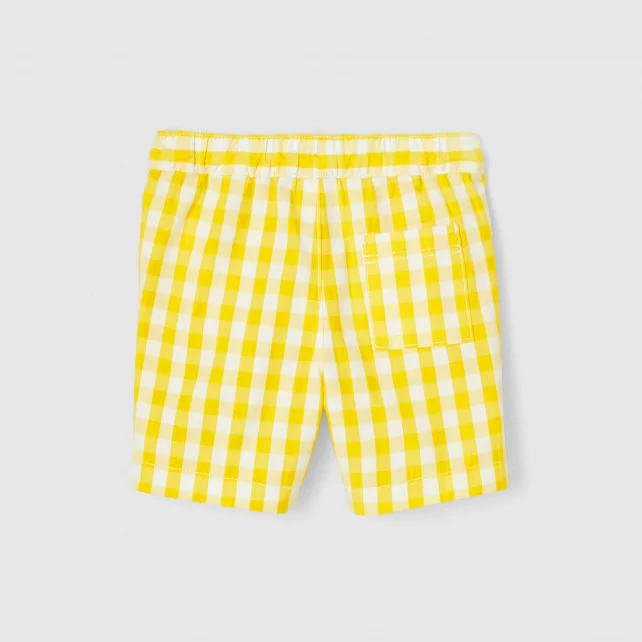 Toddler boy gingham shorts