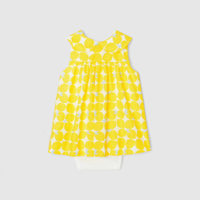 فستان من قطعة واحدة بدون أكمام للفتيات الصغيرات