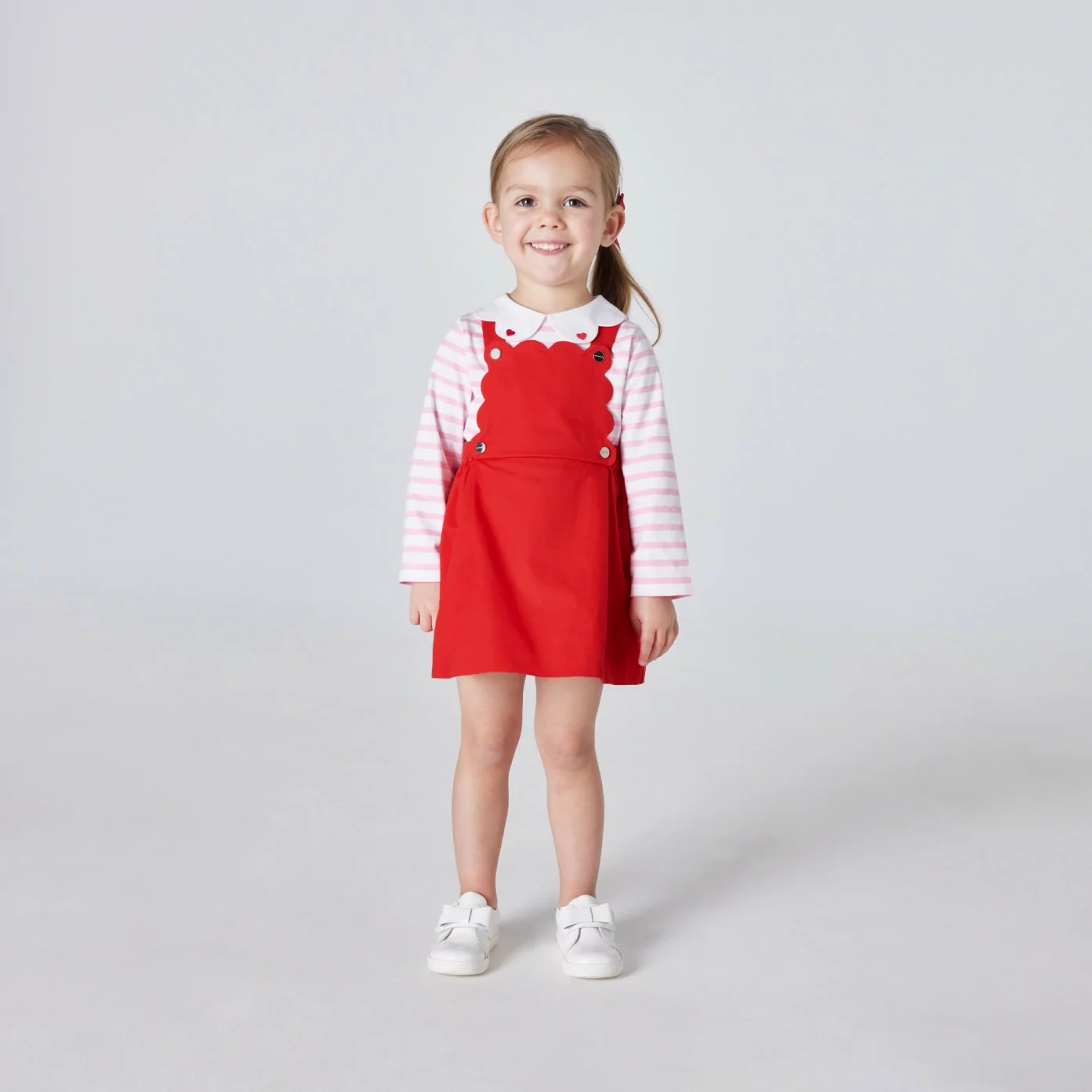 Toddler girl knitted dress
