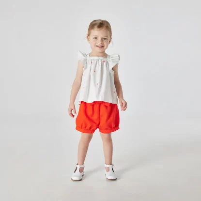 Toddler girl linen shorts