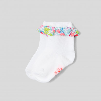 Baby girl socks with frills