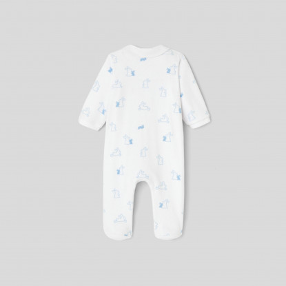 Baby boy velour pyjamas