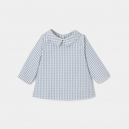 Baby boy checkered blouse