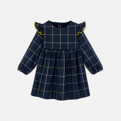 Baby girl checkered dress