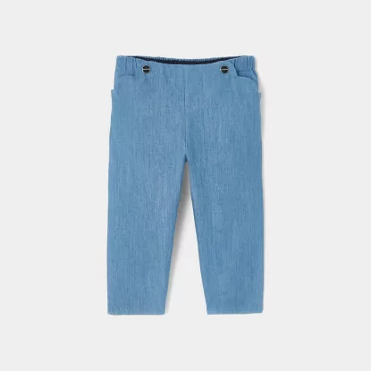 Baby girl chambray trousers