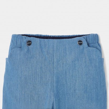 Baby girl chambray trousers