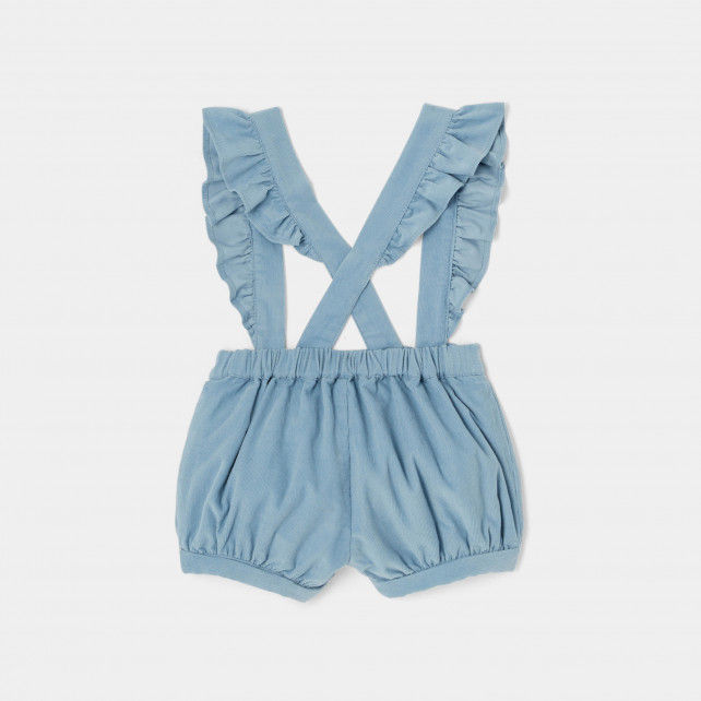 Baby girl overall shorts