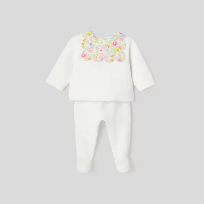 Baby girl double jersey outfit