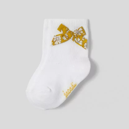 Baby girl Liberty bow socks