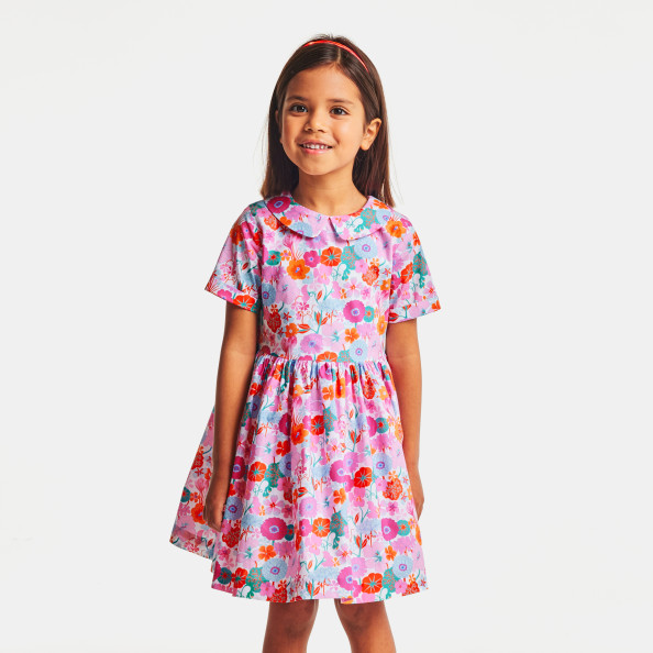 Girl dress in Liberty fabric