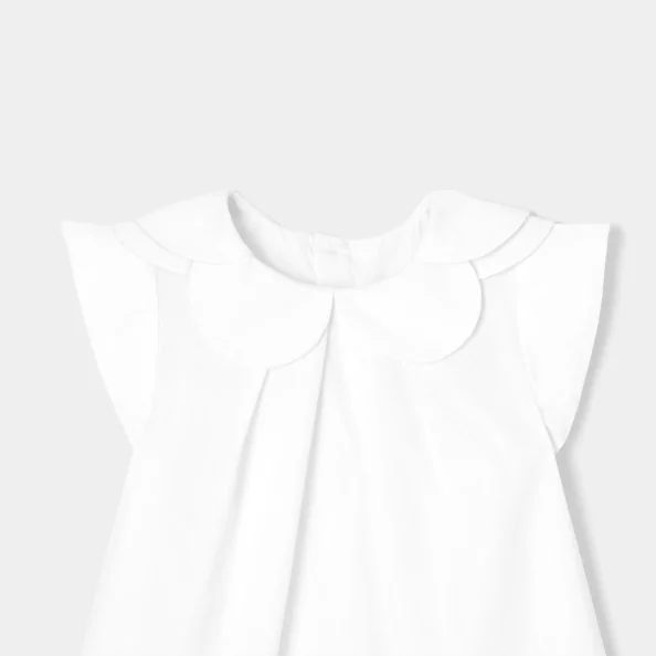Baby girl blouse in poplin