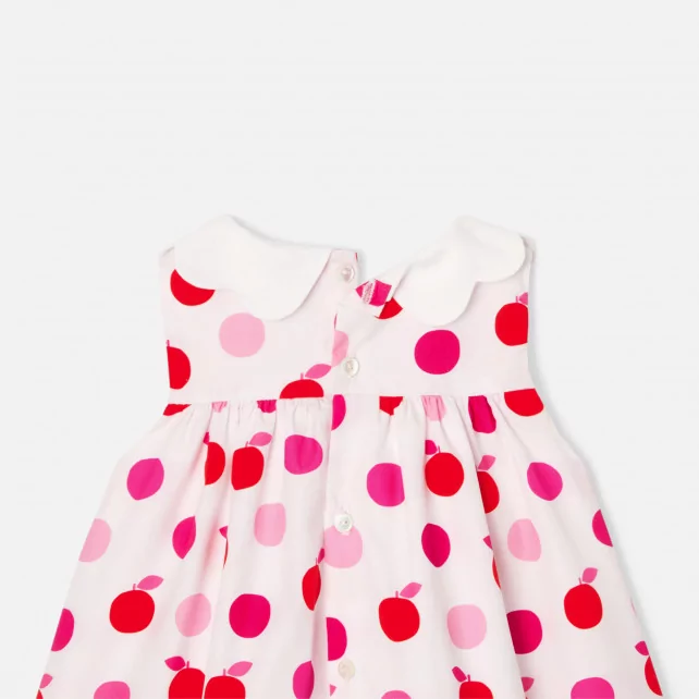 Baby girl dress in poplin