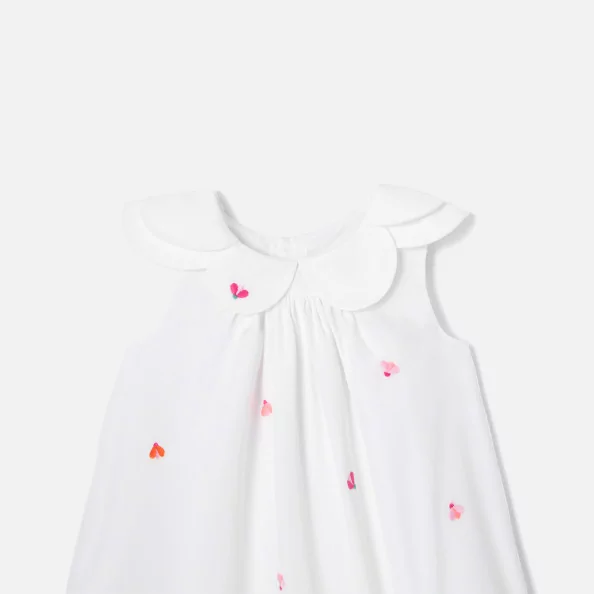 Baby girl dress in poplin