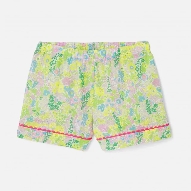 Girl shorts pyjamas in Liberty fabric
