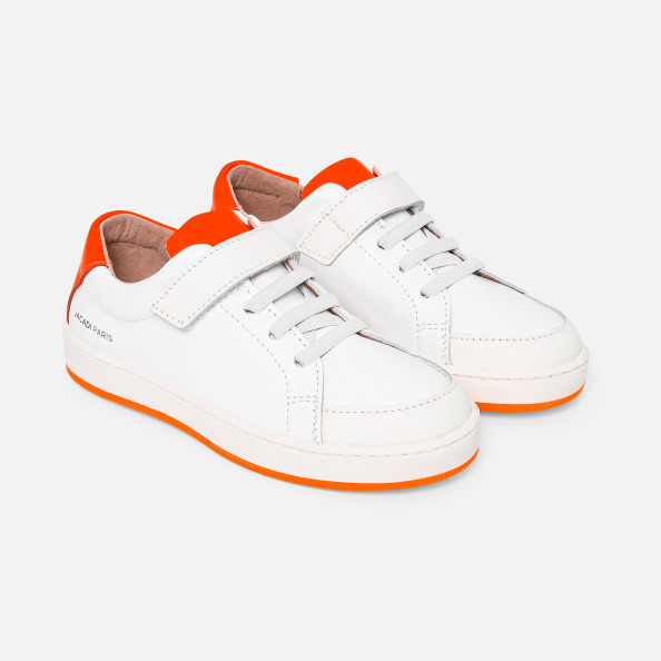 Boy leather trainers