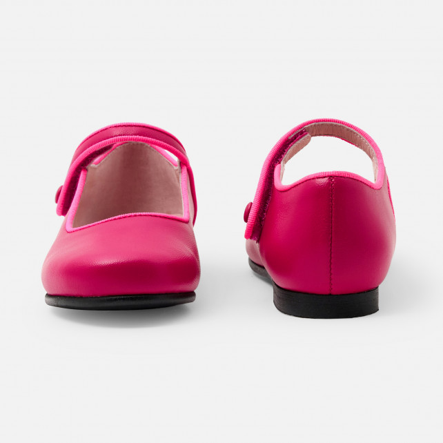 Girl Mary Janes in smooth leather